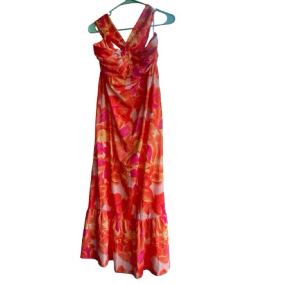Size L, Grace Karin, A‎ Line, Floral Maxi Dress
